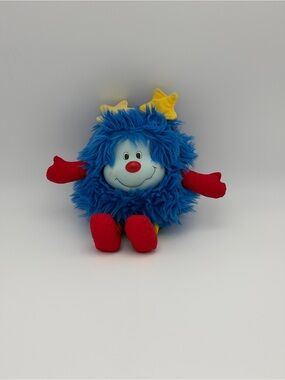 Vtg 1983 Mattel Hallmark Rainbow Brite Champ Sprite Plush Doll Blue Star Toy 12
